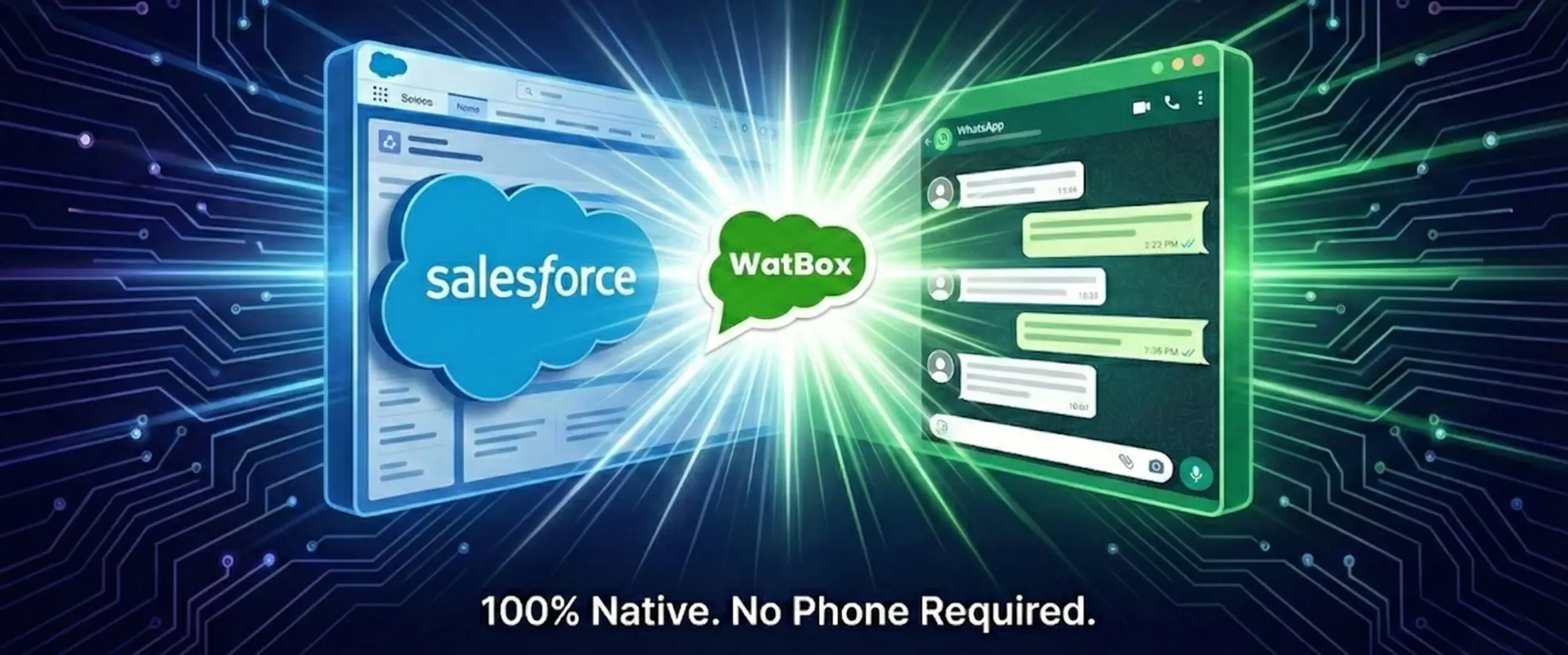 Access the WatBox unified interface directly from the Salesforce utility bar for an effortless WhatsApp integration for Salesforce that enables instant customer engagement.
