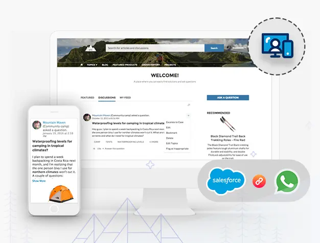 Salesforce WhatsApp Integration for Experience Cloud