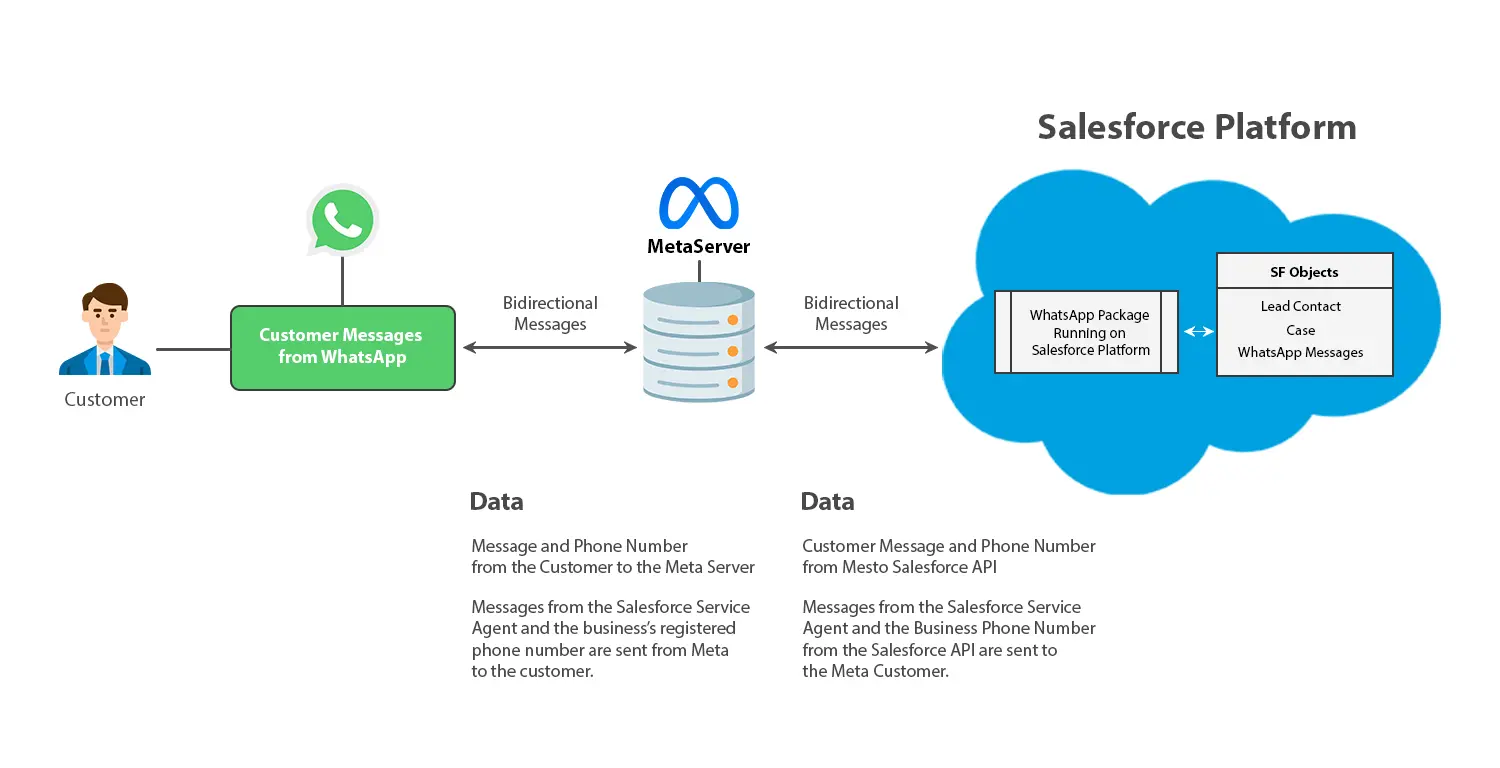 Salesforce WhatsApp for FMCG Industry