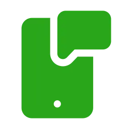 Icon representing WhatsApp conversations on personal phones
