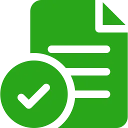 Icon representing a missing audit trail