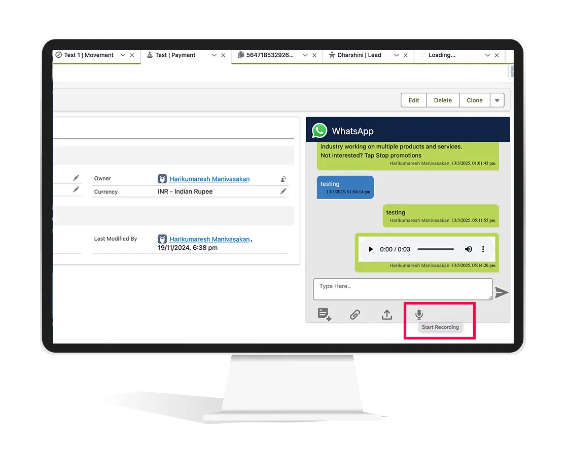 Salesforce Service Cloud WhatsApp