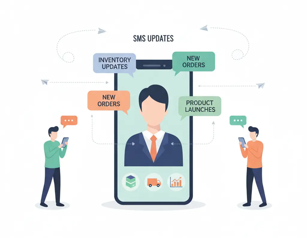 Salesforce SMS for sales and distributor communication