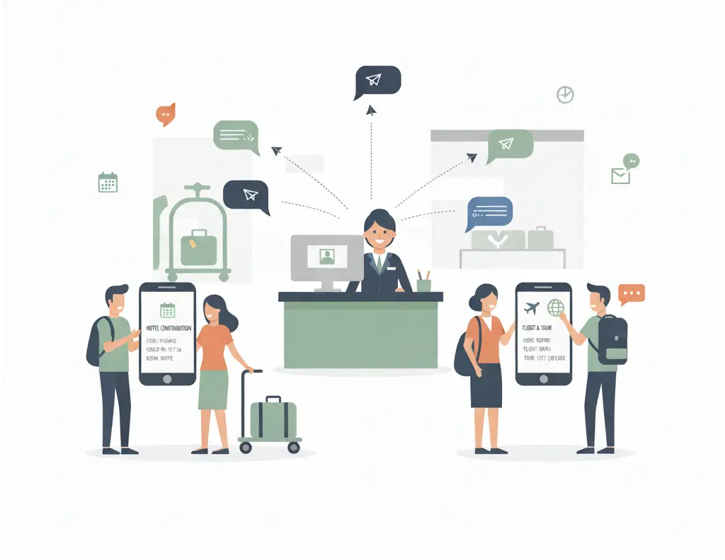 Salesforce SMS for hotel and travel booking confirmations