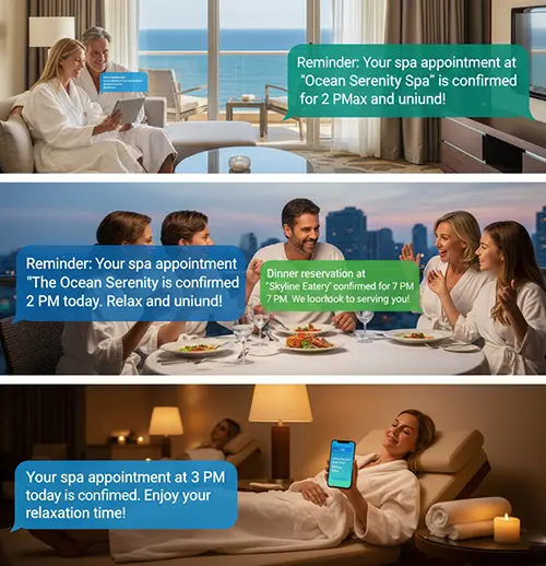 Salesforce SMS for event reminders and guest service notifications