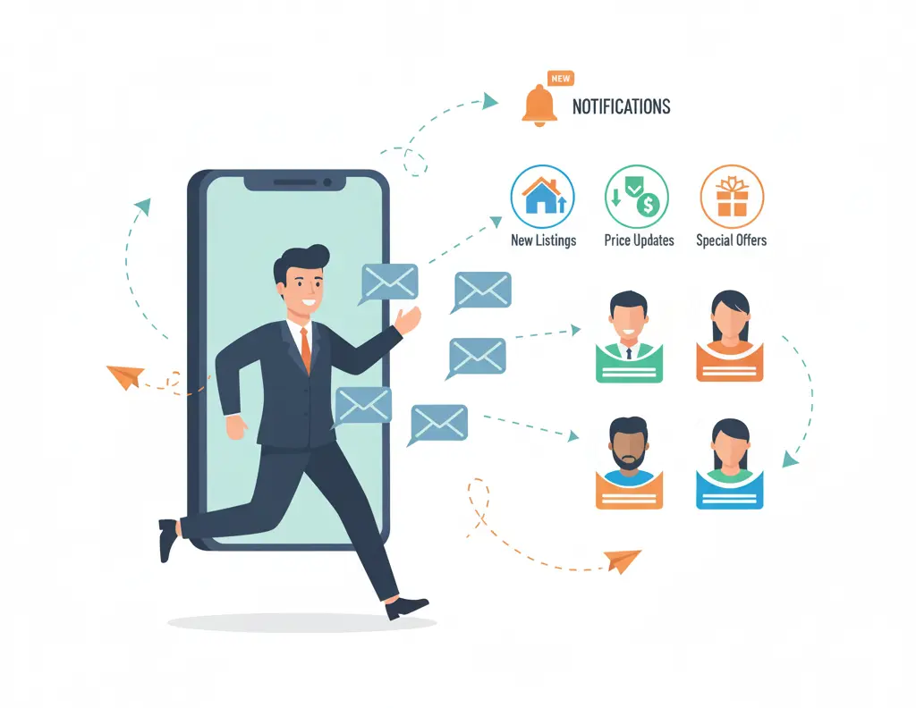 Salesforce SMS for real estate marketing campaigns and lead nurturing