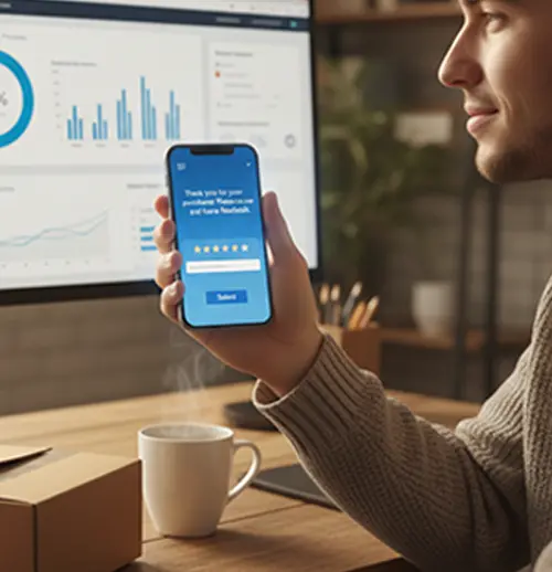 Salesforce SMS feedback requests to enhance retail customer experience
