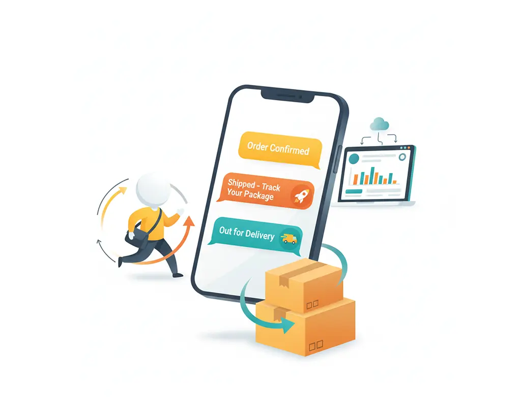 Salesforce SMS policy updates and renewal reminders for insurance customers