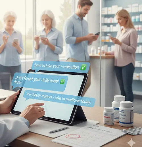 Salesforce SMS reminders improving patient medication adherence by 28 percent