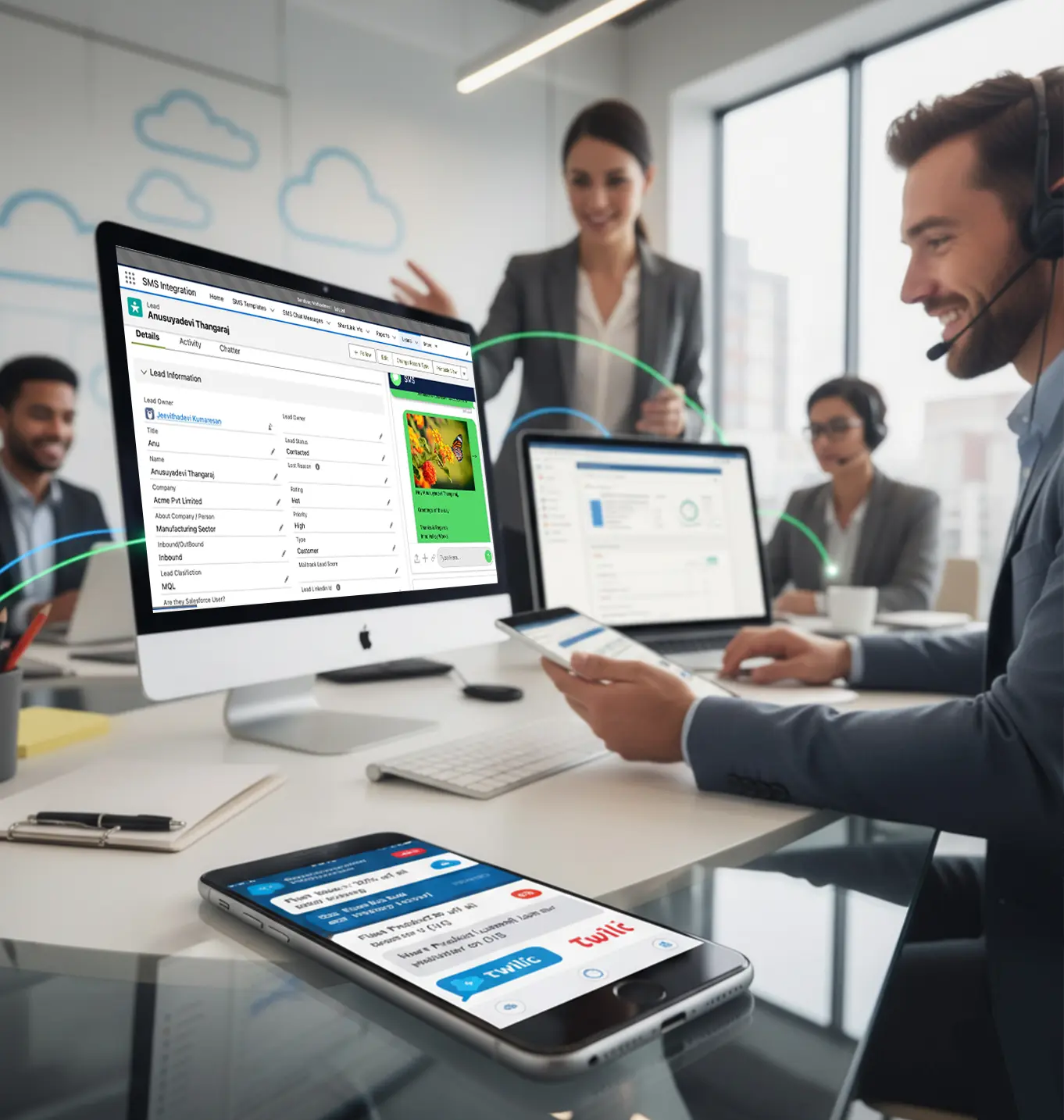 Salesforce SMS Twilio